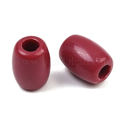 Opaque Acrylic European Beads&nbsp;AC-CBA1794-03C