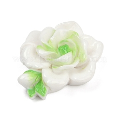 Opaque Resin Flowers Cabochons&nbsp;LS-RESI-R463-02F