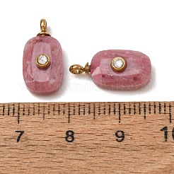 Natural Rhodonite Faceted Pendants&nbsp;GG-CBA38A9-03G-03