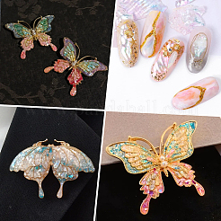 1 Set 12 Grid Nuggets Abalone Shell Nail Art Sequins for Woman Girls&nbsp;MRMJ-SP0001-06