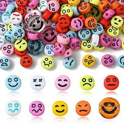 10 Colors Opaque Acrylic Beads&nbsp;MACR-FS0001-77