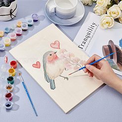 Wood Painting Canvas Panels&nbsp;WOOD-WH0109-07
