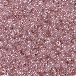 MIYUKIラウンドロカイユビーズ  日本製シードビーズ  11/0  （rr365)ライトシェルピンクツヤ  2x1.3mm  穴：0.8mm  約5500個/50g&nbsp;SEED-X0054-RR0365