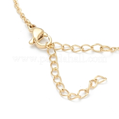 Brass Micro Pave Clear Cubic Zirconia Pendant Necklaces&nbsp;NJEW-F281-04