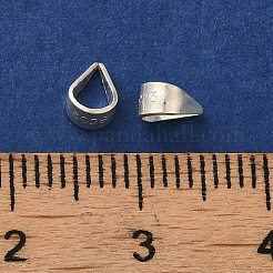 ベールに925スターリングシルバースナップ  s925スタンプあり  銀  5x3x4mm  穴：4x3mm&nbsp;STER-K177-04A-S