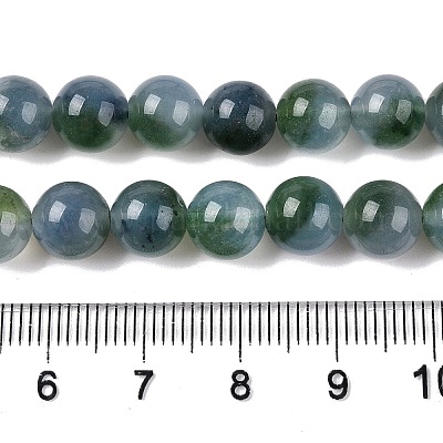 Dyed Natural White Jade Beads Strands&nbsp;G-T138-8mm-2104-1