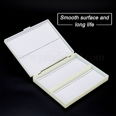 1Pc Plastic Microscope Slide Storage Box&nbsp;CON-OC0001-39-1
