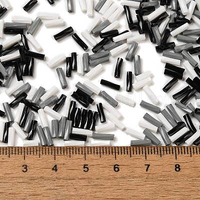 Baking Paint Glass Twist Bugle Beads&nbsp;SEED-C004-02K-1