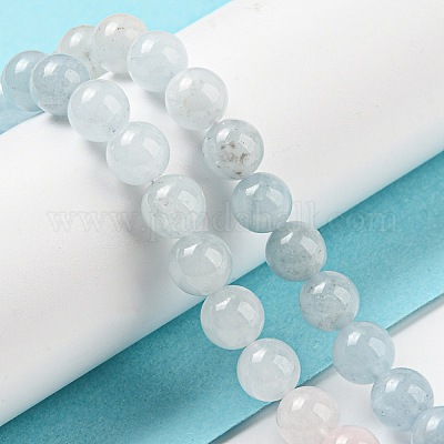 Natural Morganite Beads Strands&nbsp;G-P503-6MM-01-1