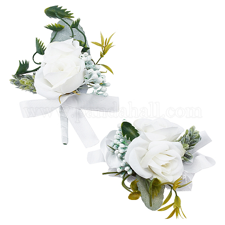 Bridal Rose Buttonhole Corsage Pins Pack of 6 Wedding Flower hot Accesories