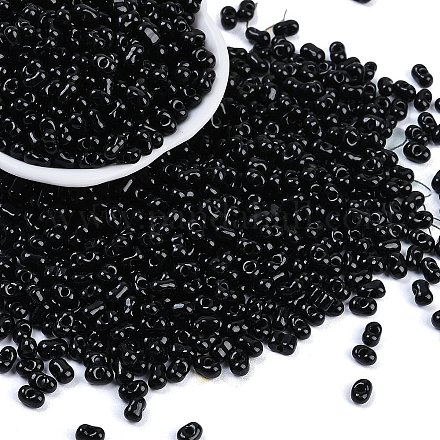 Baking Paint Glass Seed Beads SEED-K010-A02-1