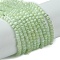 Cat Eye Beads Strands, Round, Pale Green, 2mm, Hole: 0.5mm, about 192pcs/strand, 15.75''(40cm)
