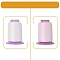 Translucent -Sensitive Polyester Thread, White, 49x35mm