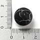 シリコンビーズ  ラウンド  ブラック  15mm  穴：2mm&nbsp;SIL-E009-02D-3