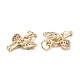 Brass Enamel  Pendants&nbsp;KK-C223-12G-3