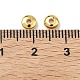 真鍮ビーズ  ロンデル  ラックめっき  カドミウムフリー＆鉛フリー  18KGP本金メッキ  5x2mm  穴：1.5mm&nbsp;KK-I476-30B-G-3