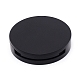 再利用可能なプラスチック製つけまつげボトル  空きビン  フラットラウンド  ブラック  73.5x17mm&nbsp;MRMJ-WH0063-45B-1