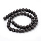 Natural Snowflake Obsidian Beads Strands&nbsp;G-Q462-72-8mm-3