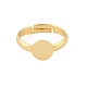 Brass Adjustable Ring Components&nbsp;KK-A272-03B-G-2
