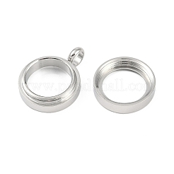 304 Stainless Stee Locket Pendants&nbsp;STAS-S132-16P-01