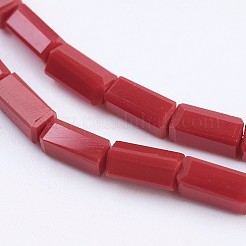 Opaque Glass Beads Strands&nbsp;EGLA-F123-3x6mm-NC06
