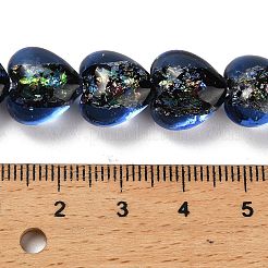 Handmade Dichroic Foil Glass Beads Strands&nbsp;DICH-U001-03I