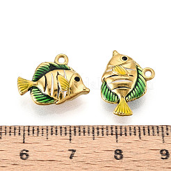 Ion Plating(IP) 304 Stainless Steel Enamel Pendants&nbsp;STAS-N114-07G