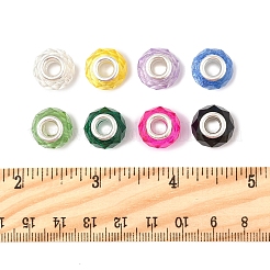48Pcs 8 Colors Handmade Glass European Beads&nbsp;GLAA-FS0002-14