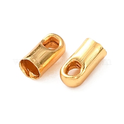 Brass Cord Ends&nbsp;KK-C157-10B-G