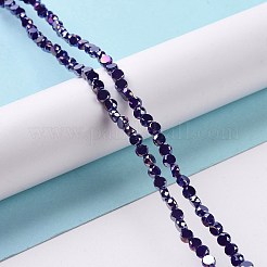 Electroplate Glass Beads Strands&nbsp;GLAA-E036-04A