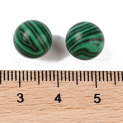 Synthetic Malachite No Hole Sphere Beads&nbsp;G-K353-04A-44