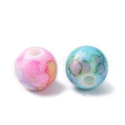Printed Opaque Resin Beads&nbsp;RESI-B039-10