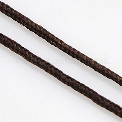 輸入ナイロン編み糸  ジュエリー製作やマクラメ工芸用の中国結び紐  ココナッツブラウン  0.8mm  約120ヤード/ロール&nbsp;NWIR-A005-101