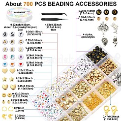 DIY Handmade Polymer Clay & CCB Plastic Beads Stretch Bracelets Making Kits&nbsp;DIY-YW0012-70