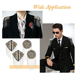 4Pcs 2 Styles Fashionable Tassel Epaulettes&nbsp;AJEW-FH0003-89