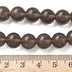天然氷オブシディアンビーズ連売り  ラウンド  コーヒー  10mm  穴：1.2mm  約31~33個/連  14.76''~14.96''（37.5~38センチメートル）&nbsp;G-P590-A01-10mm-01
