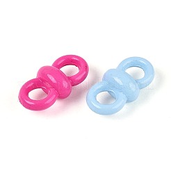 UV Plating Opaque Acrylic Links/Connector Charms&nbsp;SACR-T017-66M