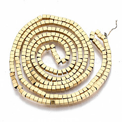 Electroplate Non-magnetic Synthetic Hematite Beads Strands&nbsp;G-T114-86G