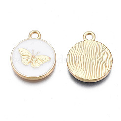 Alloy Enamel Pendants&nbsp;PALLOY-N170-002-NR