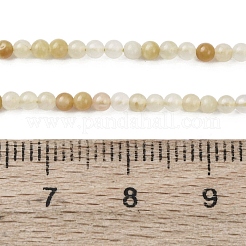 Natural Topaz Jade Beads Strands&nbsp;G-Z116-A12-2mm