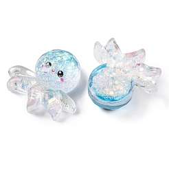 Transparent Epoxy Resin Decoden Cabochons&nbsp;CRES-P035-10D