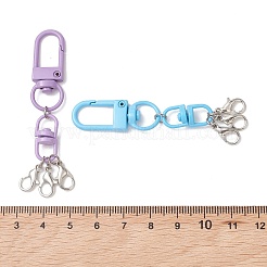 Spray Painted Alloy Pendant Decorations&nbsp;HJEW-JM04796