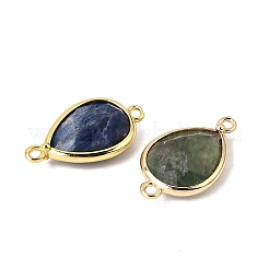 Natural Mixed Gemstone Links connectors&nbsp;G-L514-015-M