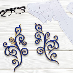 Ethnic Style Flower Pattern Computerized Embroidery Appliques&nbsp;PATC-WH20017-21D
