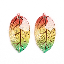 Rainbow Color Resin Pendants&nbsp;RESI-WH0008-31F