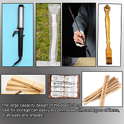 PE製再封可能袋 40枚  ジップトップバッグ（上部密封）  長方形  透明  60.2x15.3x0.01cm&nbsp;OPP-GA0001-02B
