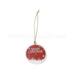 Christmas Theme Acrylic Pendant Decoration&nbsp;LS-HJEW-G021-01A