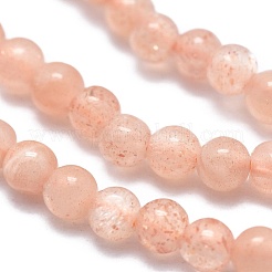 Natural Sunstone Beads Strands&nbsp;G-A177-04-13