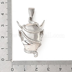 304 Stainless Steel Pendants&nbsp;STAS-F363-09P
