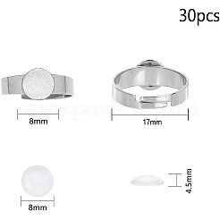 DIY Finger Rings Making Kits&nbsp;DIY-UN0001-20P